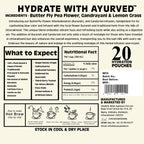 Shunya India® Butterfly Pea/Blue Pea Tea Tisane (20 Tea Bags, 3g Each) - Herbal Infusion Tea Tisane Natural Antioxidant, Support Immunity, Caffeine Free